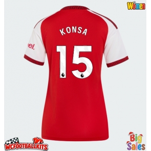 Arsenal Ezri Konsa #15 Replica Home Stadium Shirt for Women 2026-27 Short Sleeve